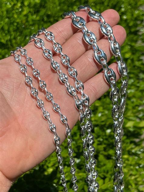 gucci mariner silver links|gucci chain.